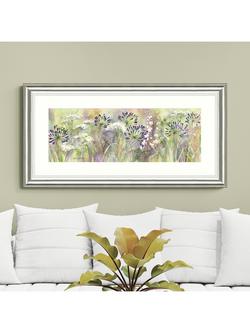 John Lewis Catherine Stephenson 'Agapanthus Grasses' Framed Print, 55 x 110cm - view 2, 