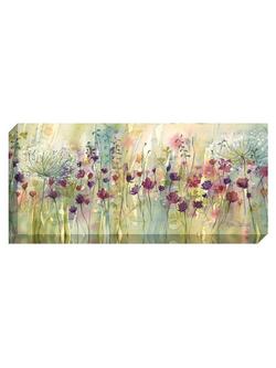 John Lewis Catherine Stephenson 'Spring Floral Pods' Print on Canvas, 60 x 135cm, 