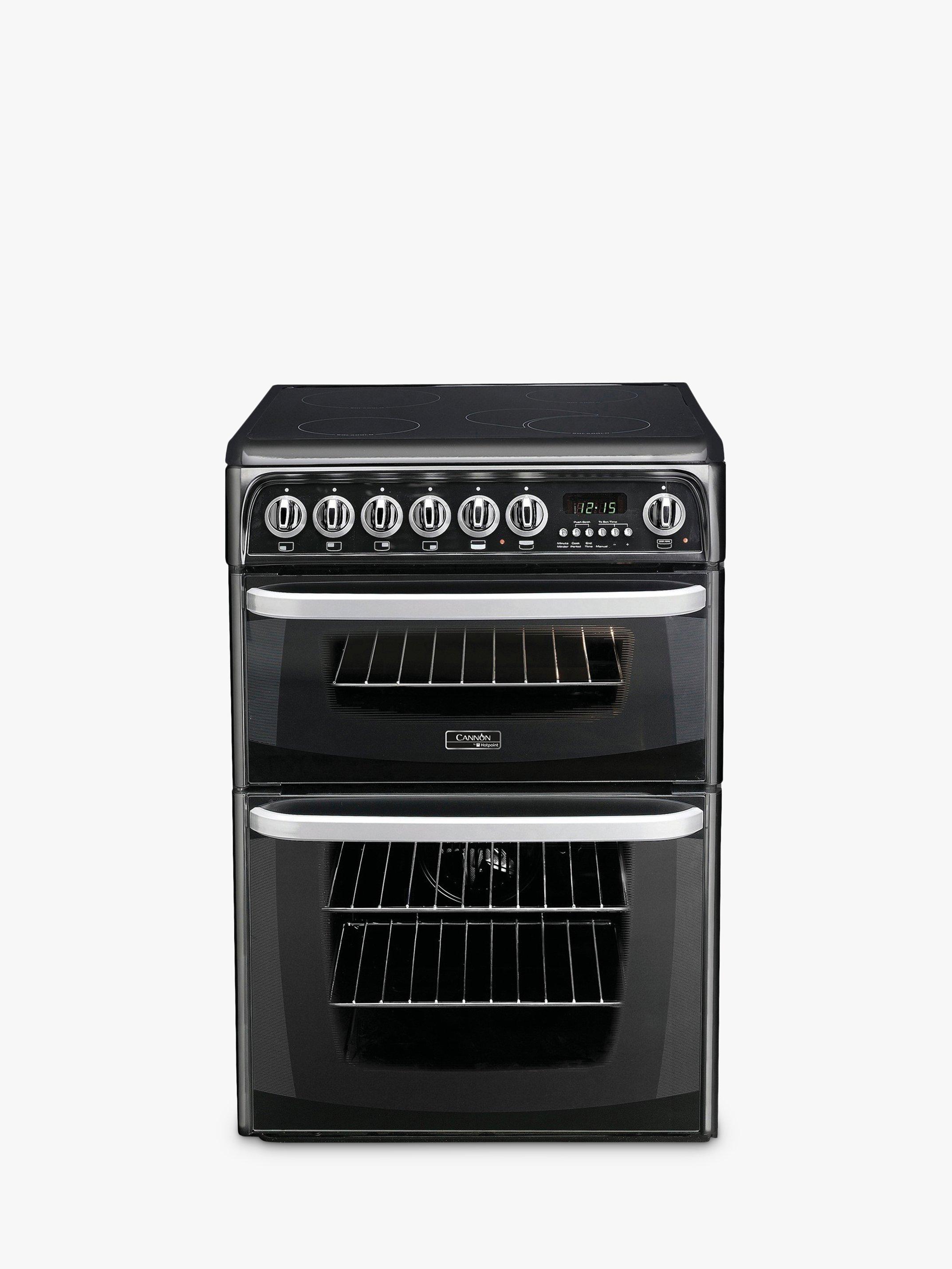 Hotpoint Cannon CH60EKKS Electric Cooker, Black