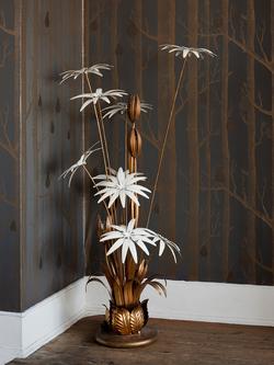 Cole & Son Woods And Pears Wallpaper - view 2, Black / White / Gold, 95/5027