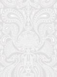 Cole & Son Malabar Wallpaper, White on Lilac, 95/7041