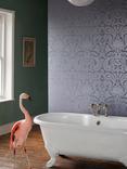 Cole & Son Malabar Wallpaper, White on Lilac, 95/7041