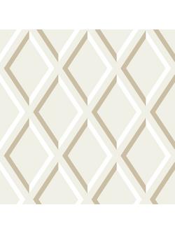 Cole & Son Pompeian Wallpaper, Linen/Gold, 95/11059