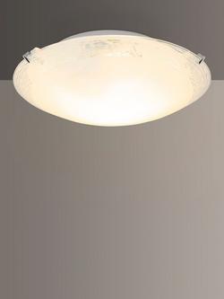 John Lewis Conrad Flush Ceiling Light, Metallics
