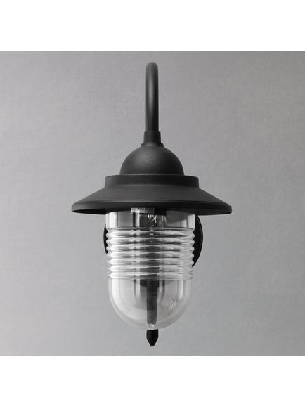 John Lewis Wickham Outdoor Wall Light, Black - view 2, Black