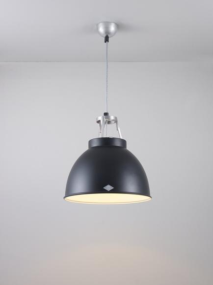 Original BTC Titan Size 1 Pendant Ceiling Light, Black