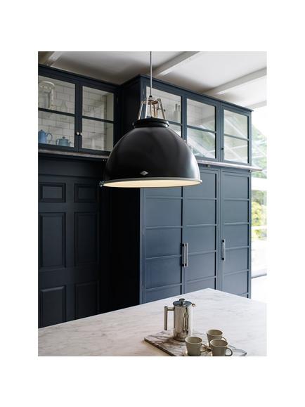 Original BTC Titan Size 1 Pendant Ceiling Light - view 2, Black