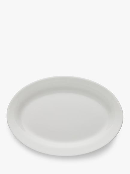 Royal Worcester Serendipity Bone China Oval Platter, 30cm, White, White