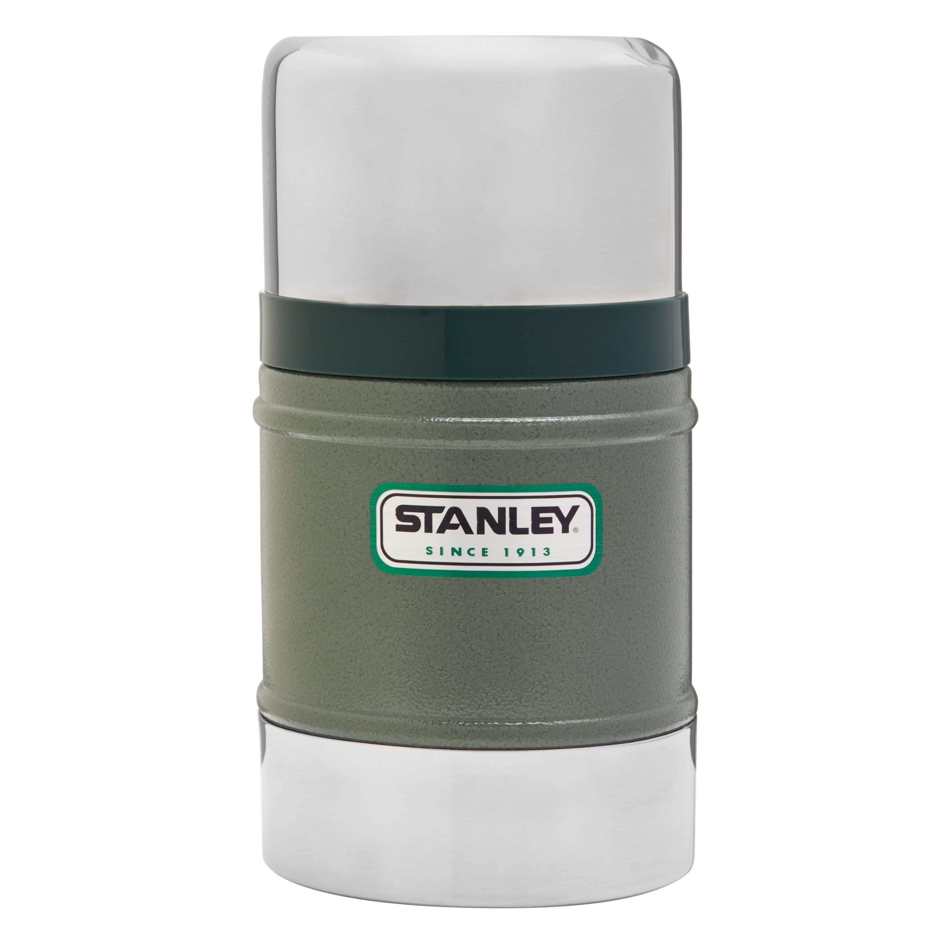 Stanley Classic Vacuum Food Flask, Hammertone Green, 0.5L