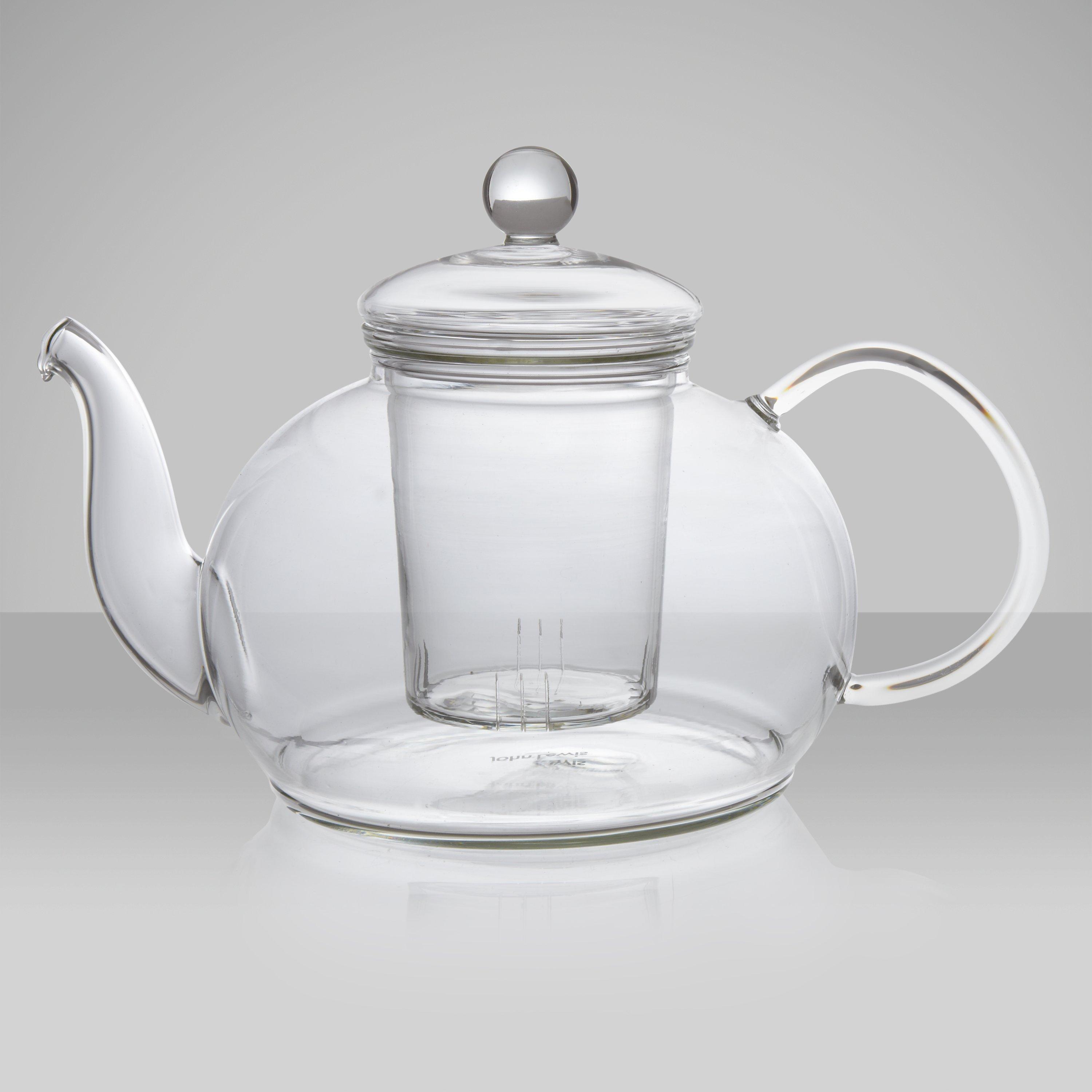 John Lewis Glass Teapot with Infuser, 1.2L