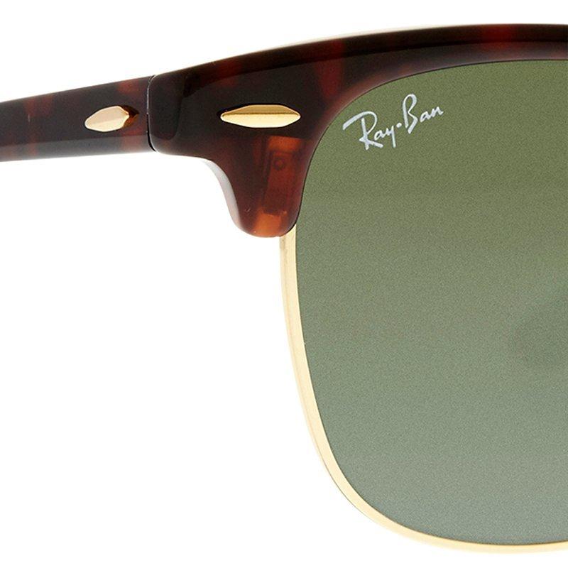 Ray-Ban RB3016 Men's Classic Clubmaster Sunglasses, Mock Tortoise