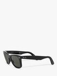 Ray-Ban RB2140 Polarised Wayfarer Sunglasses, Black