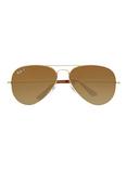 Ray-Ban RB3025 Iconic Aviator Sunglasses, Arista