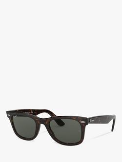 Ray-Ban RB2140 Original Wayfarer Polarised Sunglasses, Tortoise, Tortoise