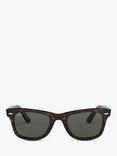 Ray-Ban RB2140 Original Wayfarer Polarised Sunglasses, Tortoise