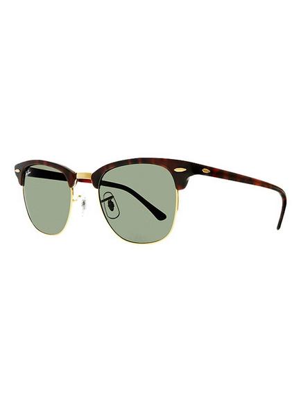 Ray-Ban RB3016 Men's Classic Clubmaster Sunglasses, Mock Tortoise /Arista