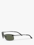 Ray-Ban RB3183 Polarised Rectangular Sunglasses