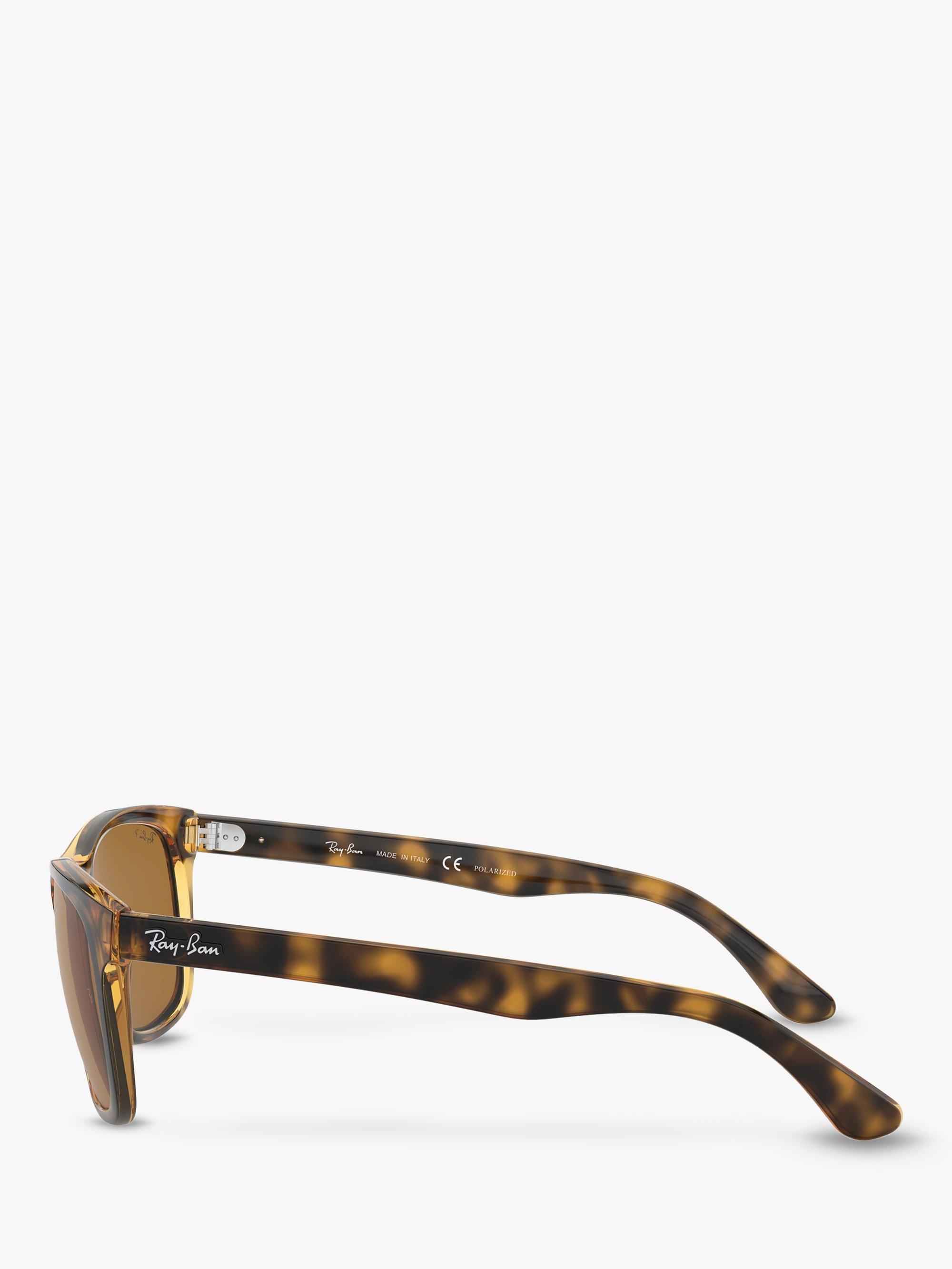 Product image 4 of 11, which shows Ray-Ban RB4181 Sunglasses, Havana Brown