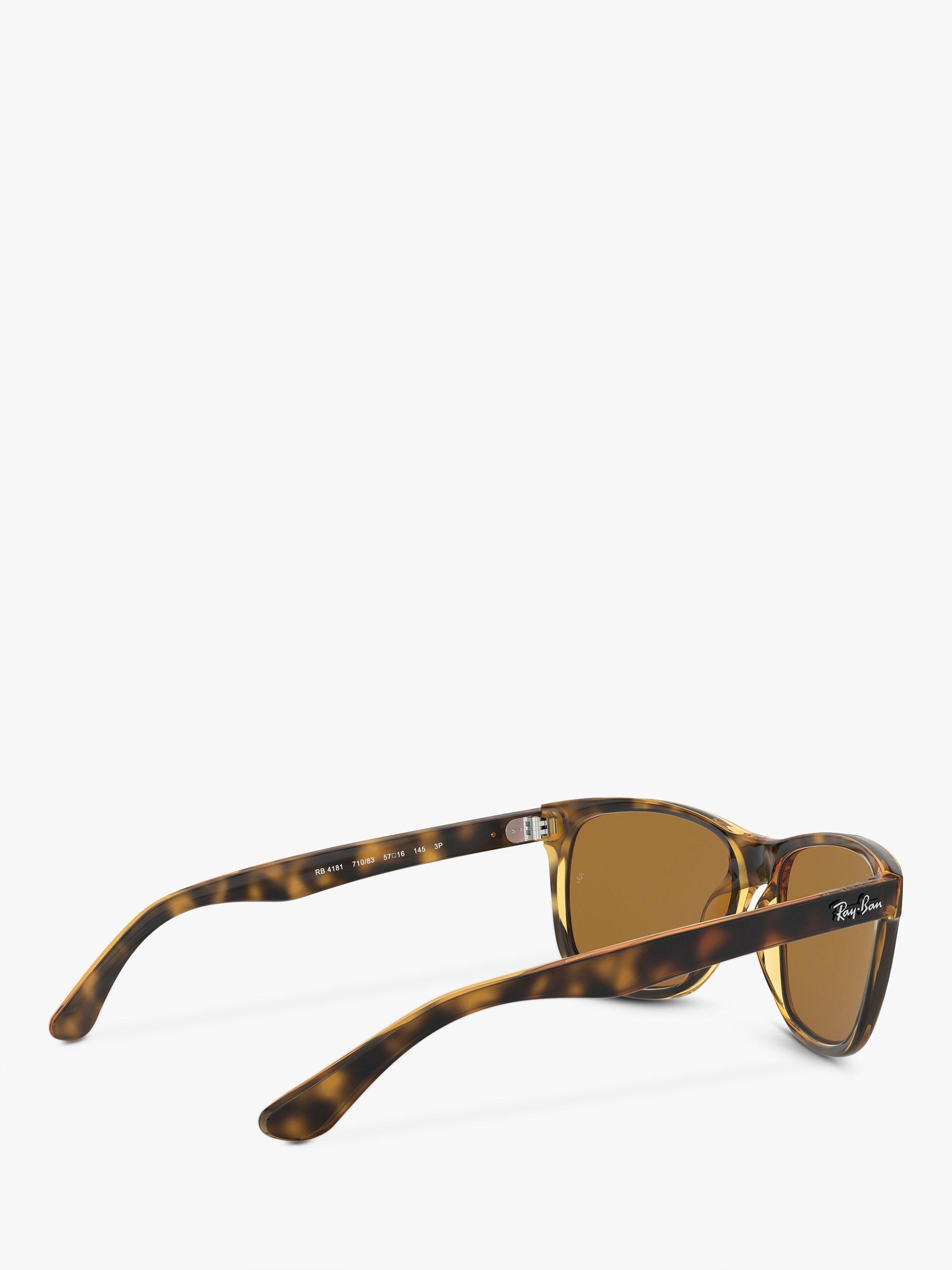 Product image 9 of 11, which shows Ray-Ban RB4181 Sunglasses, Havana Brown