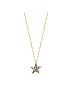 London Road 9ct Gold Portobello Starry Night Diamond Star Pendant, Yellow Gold