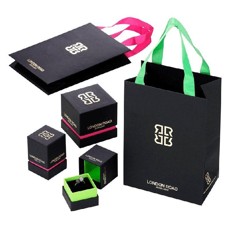 Product image 2 of 3, which shows London Road 9ct Gold Portobello Starry Night Diamond Moon Pendant Necklace, Gold/Black