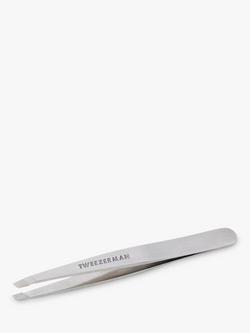 Tweezerman Classic Steel Slant Tweezers, Silver