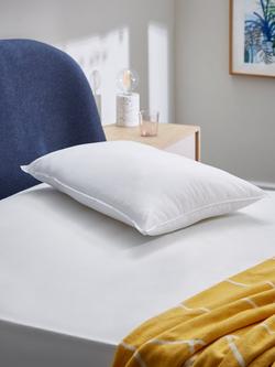 John Lewis Synthetic Soft Touch Washable Standard Pillow, Soft (1), White
