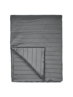 John Lewis ANYDAY Moda Bedspread, Steel