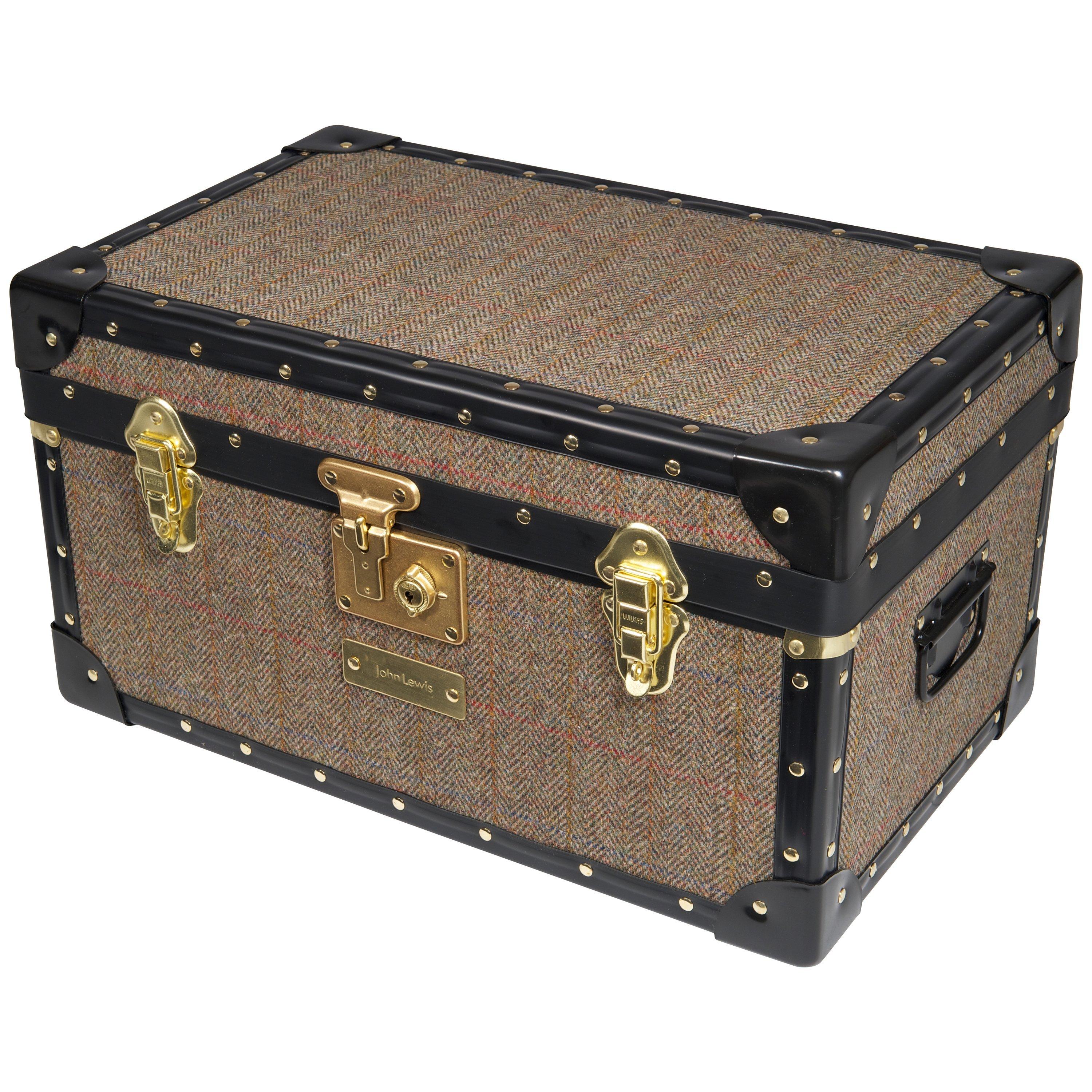 John Lewis Harris Tweed 47L Traditional Tuck Box