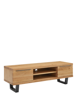John Lewis Calia TV Stand for TVs up to 60" - view 2, Oak