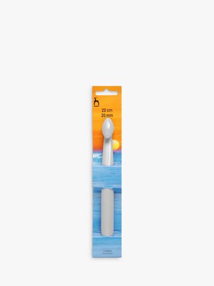 Pony Plastic Crochet Hook, Assorted Widths, Silver, Silver
