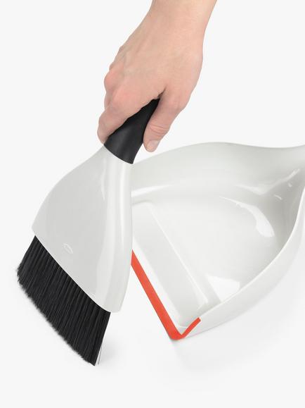 OXO Good Grips Dustpan and Brush Set - view 2, White