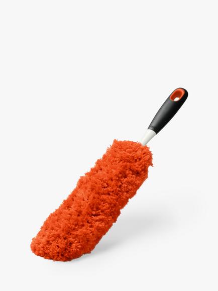 OXO Good Grips Microfibre Hand Duster - view 2, Orange /White
