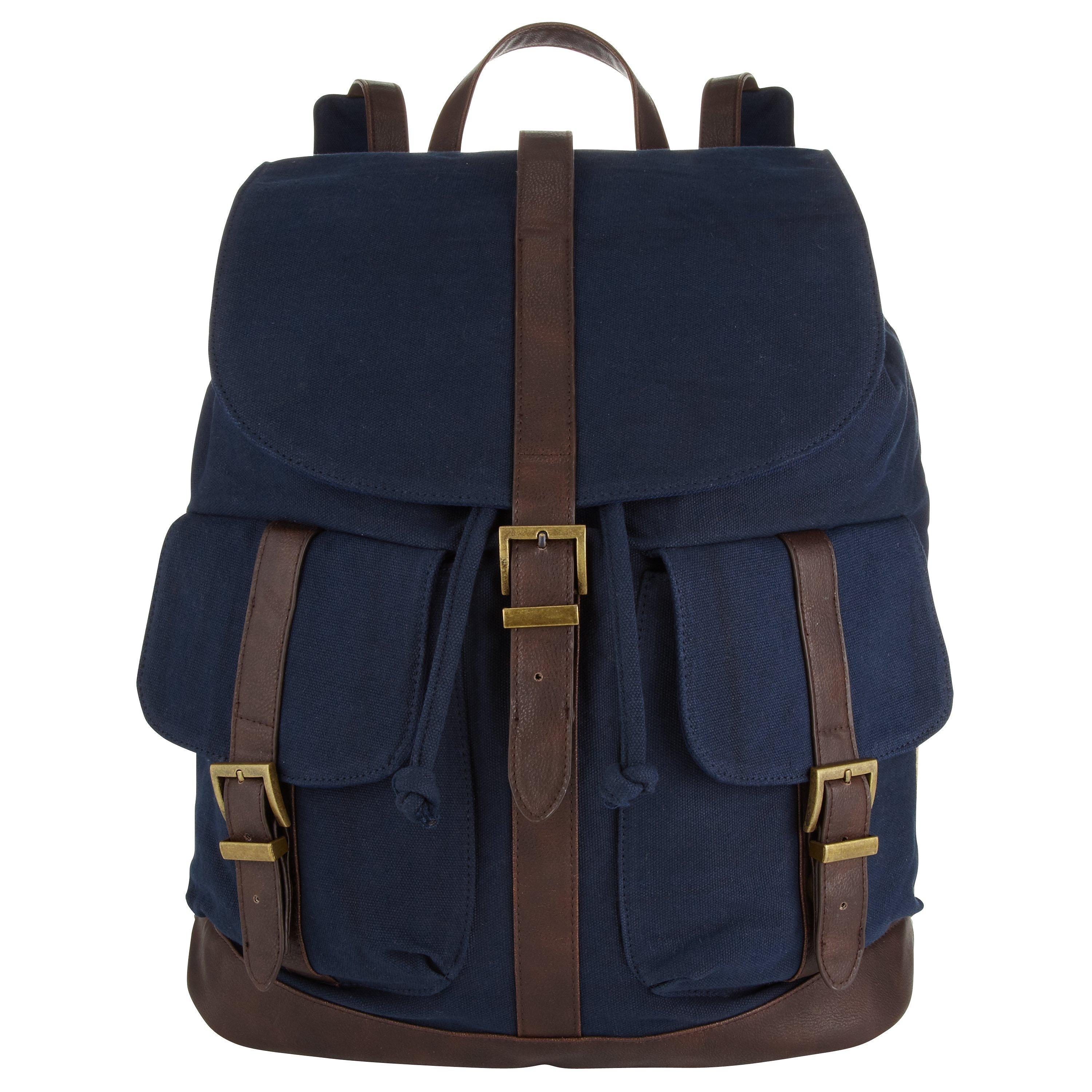 John Lewis Canvas Rucksack