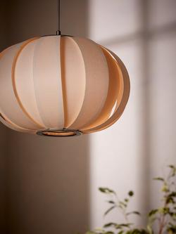 John Lewis Sumet Panels Easy-to-Fit Ceiling Shade, Cream - view 2, Cream