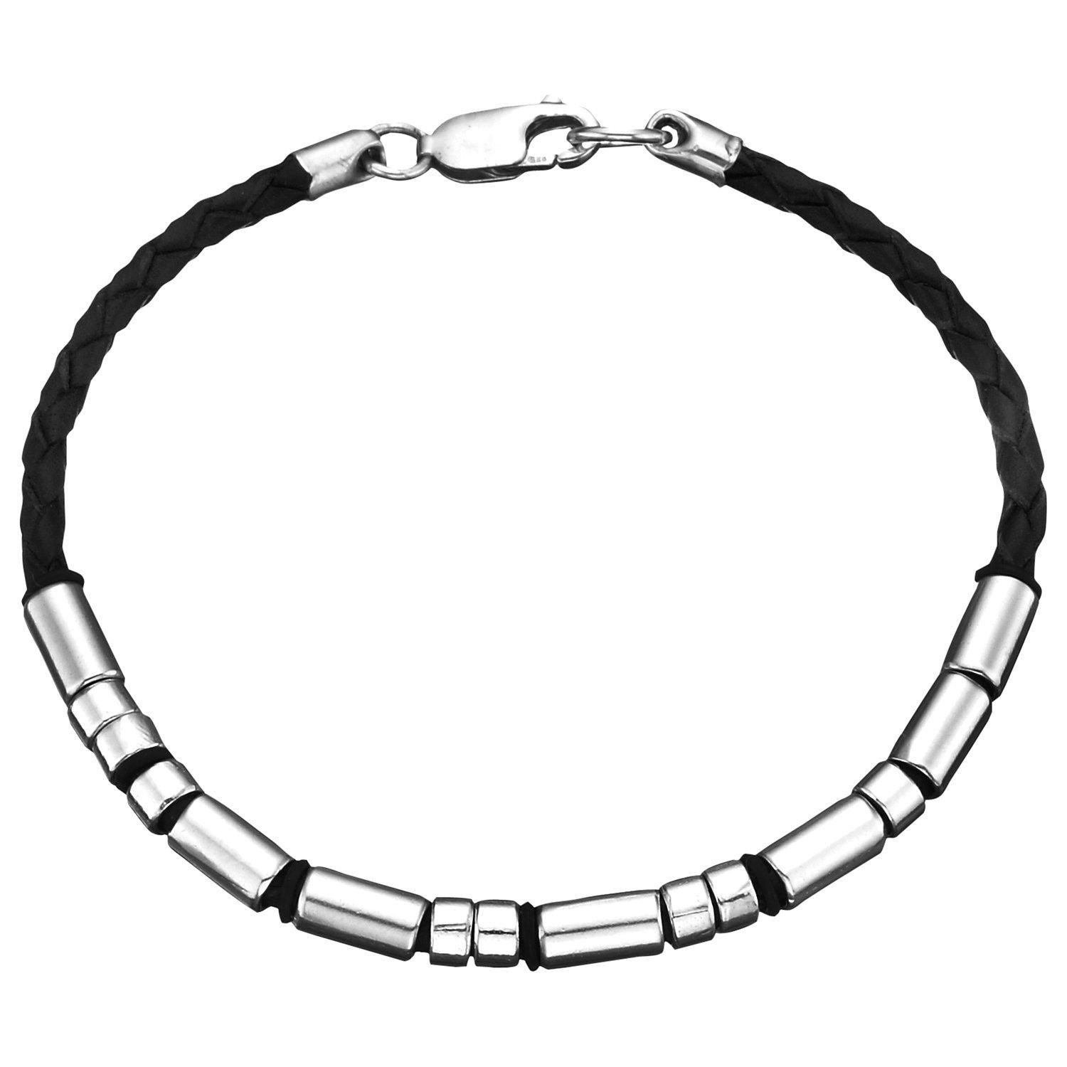 Under the Rose Personalised Morse Code Leather Bracelet