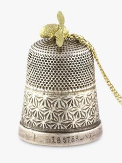 Alex Monroe 18ct Yellow Gold Goldcrest Teeny Tiny Bumble Bee Pendant, Gold - view 2, Gold