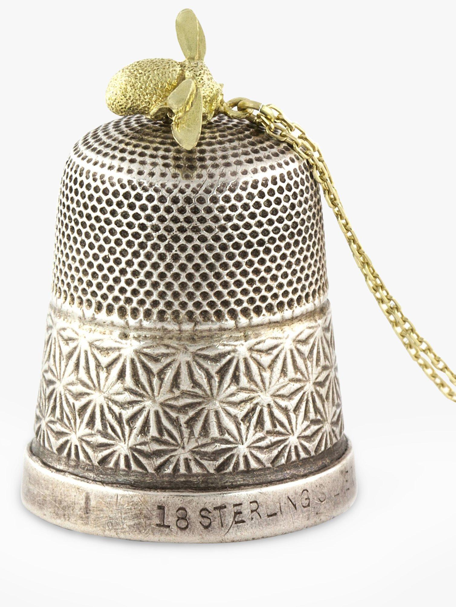 Product image 4 of 5, which shows Alex Monroe 18ct Yellow Gold Goldcrest Teeny Tiny Bumble Bee Pendant, Gold