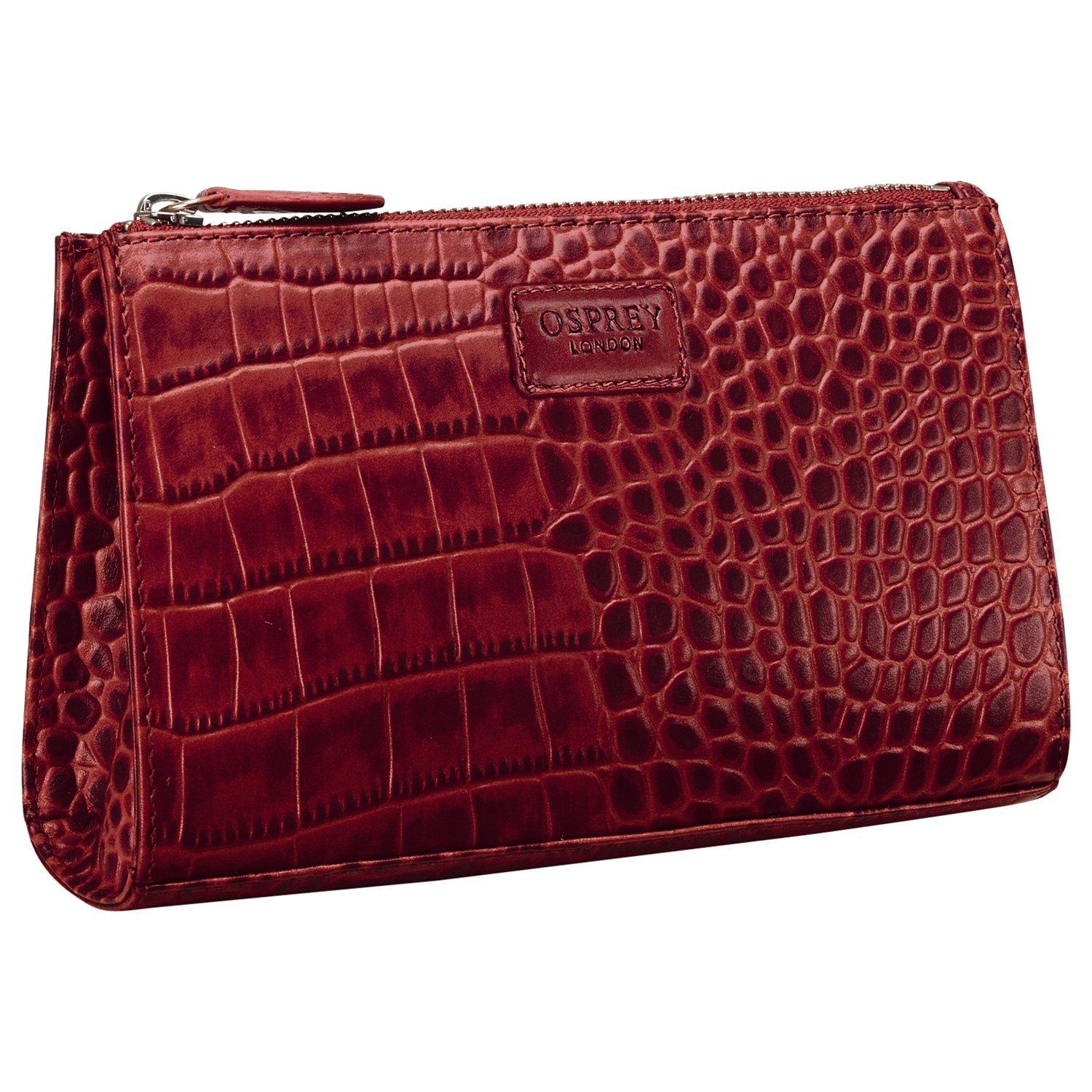 OSPREY LONDON Belle Leather Makeup Bag