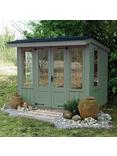 National Trust by Crane Garden Buildings Flatford Summerhouse, 2.4 x 3m, FSC-Certified (Scandinavian Redwood), Terrace Green