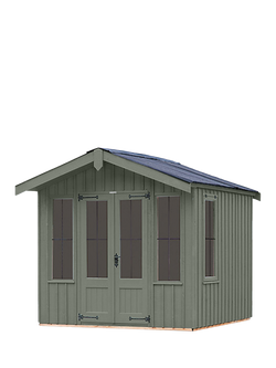 National Trust by Crane Garden Buildings Scandinavian Redwood Ickworth Summerhouse, 2.4 x 2.4m - view 2, Terrace Green