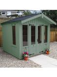 National Trust by Crane Garden Buildings Ickworth Summerhouse, 2.4 x 2.4m, FSC-Certified (Scandinavian Redwood), Terrace Green