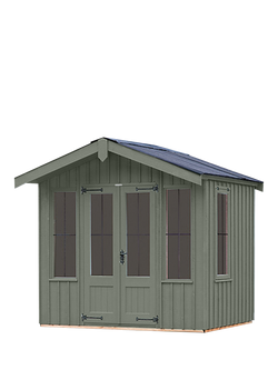 National Trust by Crane Garden Buildings Scandinavian Redwood Ickworth Summerhouse, 1.8 x 2.4m, Terrace Green