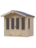 National Trust by Crane Garden Buildings Ickworth Summerhouse, 1.8 x 2.4m, FSC-Certified (Scandinavian Redwood), Dome Ochre