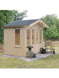 National Trust by Crane Garden Buildings Ickworth Summerhouse, 1.8 x 2.4m, FSC-Certified (Scandinavian Redwood), Dome Ochre