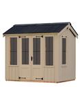 National Trust by Crane Garden Buildings Lavenham Summerhouse, 1.8 x 2.4m, FSC-Certified (Scandinavian Redwood), Dome Ochre