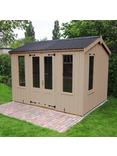 National Trust by Crane Garden Buildings Lavenham Summerhouse, 2.4 x 3m, FSC-Certified (Scandinavian Redwood), Dome Ochre