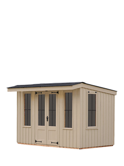 National Trust by Crane Garden Buildings Scandinavian Redwood Flatford Summerhouse, 1.8 x 3m, Wades Lantern