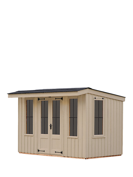 National Trust by Crane Garden Buildings Scandinavian Redwood Flatford Summerhouse, 1.8 x 3m, Wades Lantern