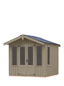 National Trust by Crane Garden Buildings Scandinavian Redwood Ickworth Summerhouse, 2.4 x 2.4m - view 2, Wades Lantern